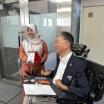 安藤常任とマレーシアからの訪問者